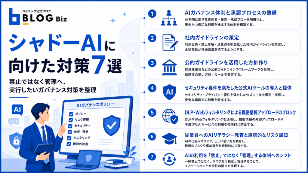 シャドーAIに向けた対策7選