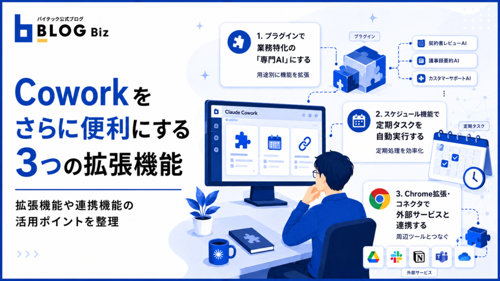 Coworkをさらに便利にする3つの拡張機能