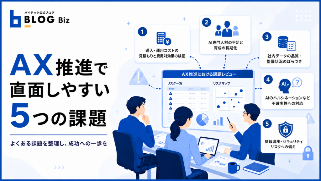 AX推進で直面しやすい5つの課題