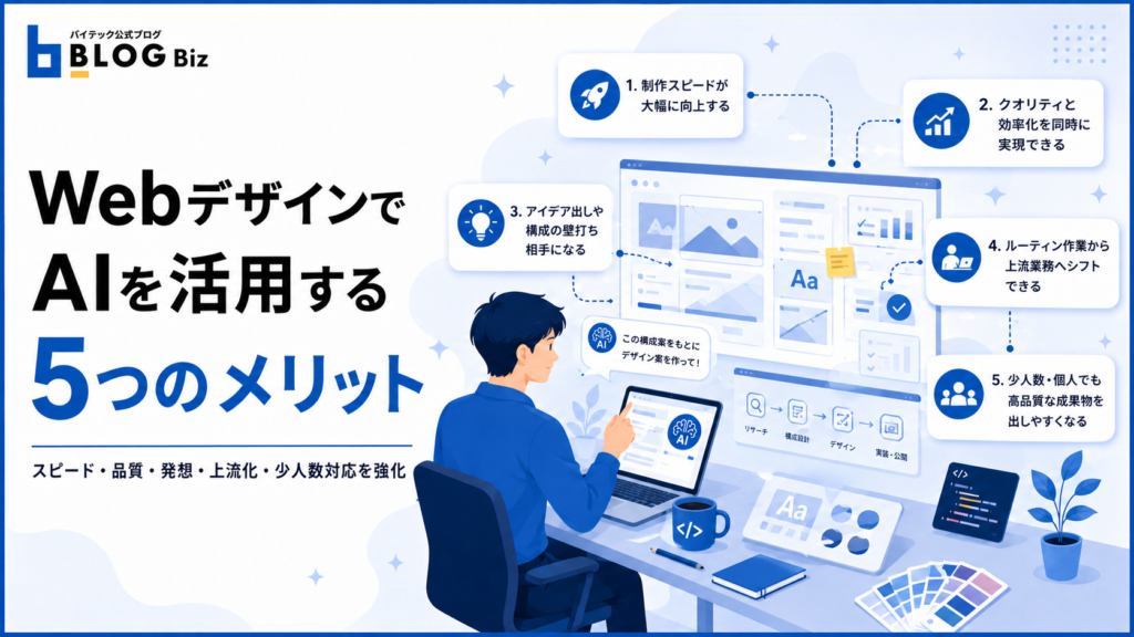 WebデザインでAIを活用する5つのメリット