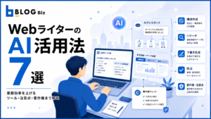WebライターのAI活用法7選｜業務効率を上げるツール・注意点・著作権まで解説