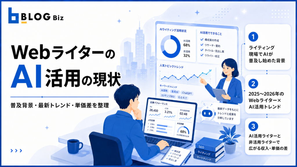 WebライターのAI活用の現状