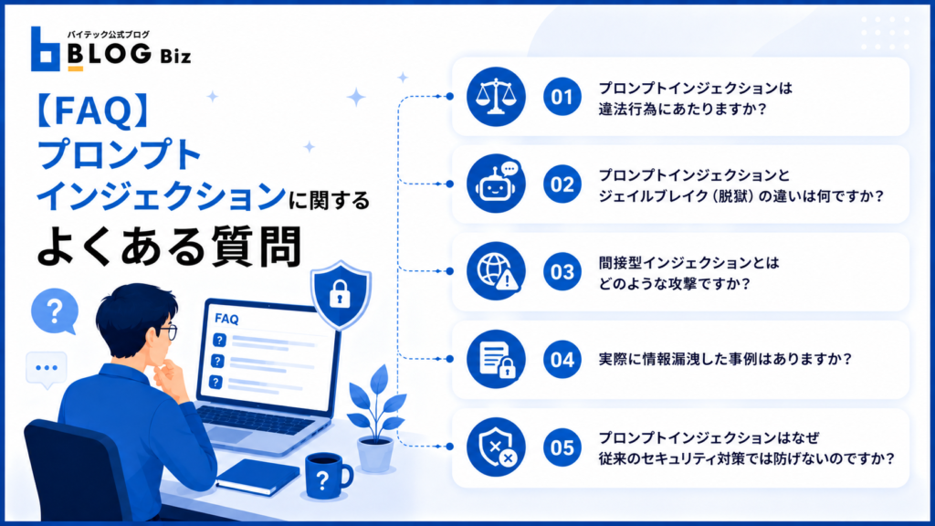【FAQ】プロンプトインジェクションに関するよくある質問